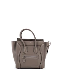 Pre-Owned Celine Micro Luggage Bag Grainy Leather