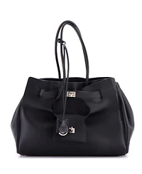 Pre-Owned Balenciaga Medium Bel Air Carry All Bag Leather
