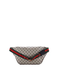 Pre-Owned Gucci Courrier Zip Belt Bag Gg Coated Canvas with Applique
