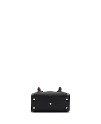 Pre-Owned Gucci Mini Diana Nm Bamboo Handle Tote Crystal Embellished Gg Canvas