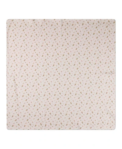 MeMoi Baby Girls Floral-Printed Double-Sided 100% Cotton Snuggle Blanket