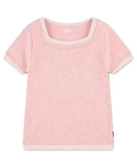 Levi's Girls' 7-16 Layered Short-Sleeve Top