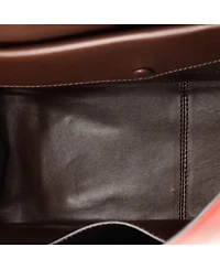 Pre-Owned Versace Medium Virtus Top Handle Bag Leather