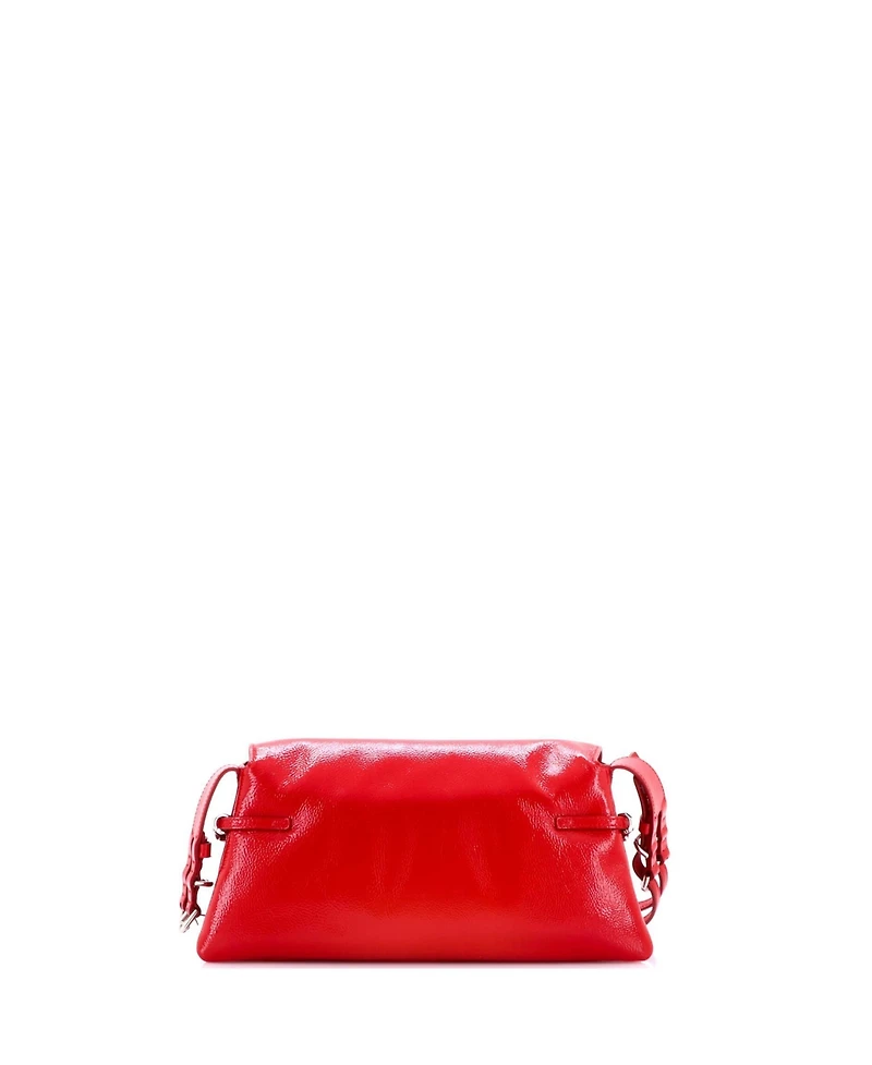 Pre-Owned Givenchy Small Voyou Shoulder Flap Bag Patent