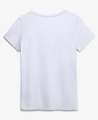 Logo Athletic Women's White Buffalo Bills Primary V-Neck T-Shirt