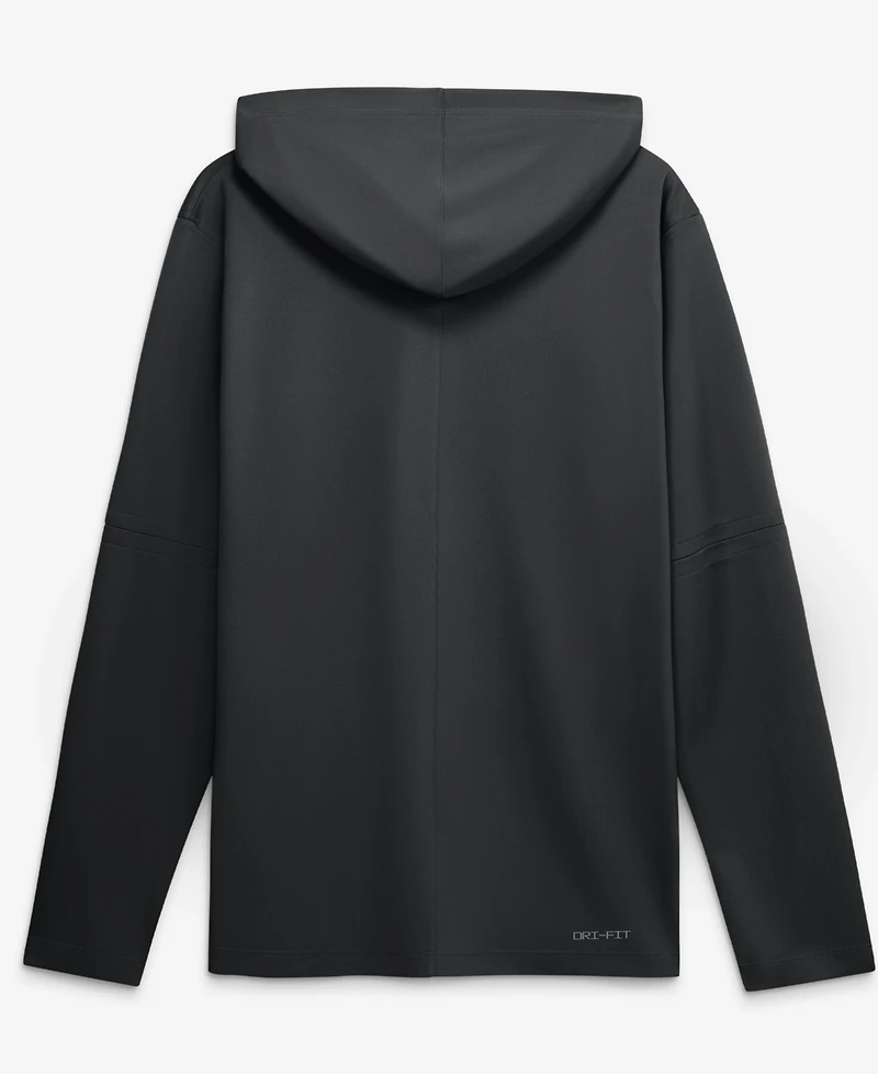 Nike Men's Black Pittsburgh Pirates Authentic Collection Dri-fit Long Sleeve Hooded T-Shirt
