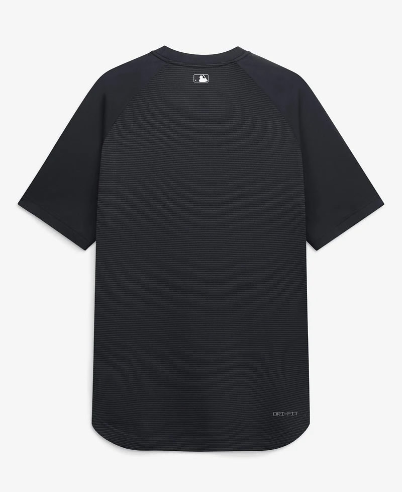Nike Men's Navy Minnesota Twins Authentic Collection Batting Practice Pre-Game Raglan Dri-fit Top