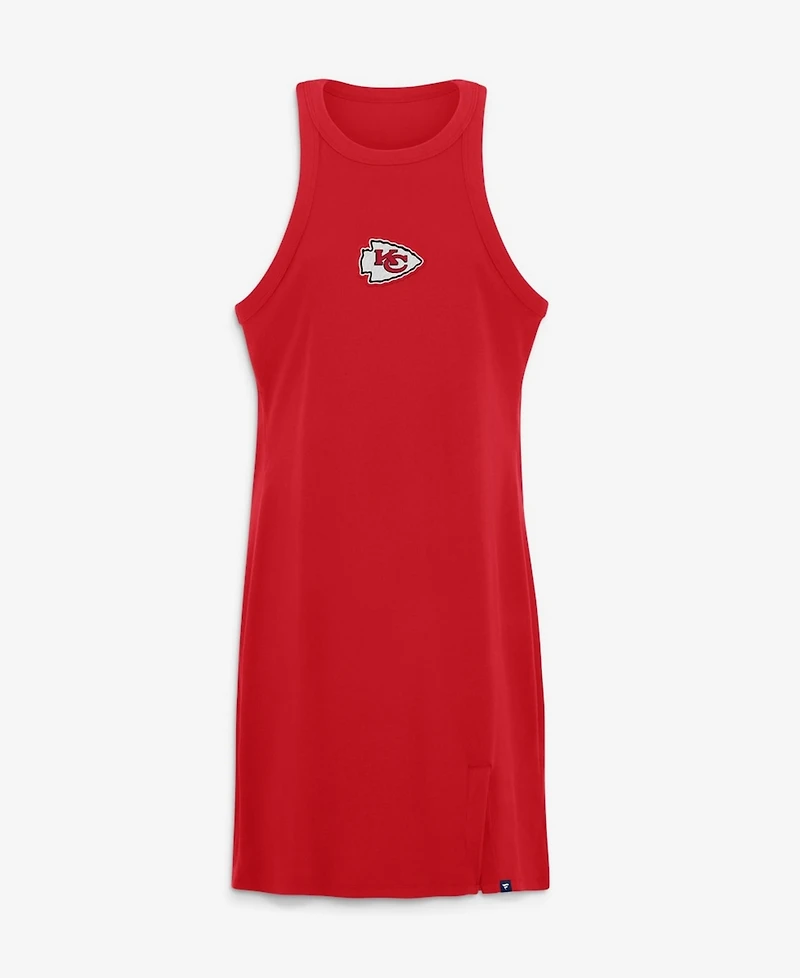Fanatics Women's Red Kansas City Chiefs Push Beyond Tri-Blend Ribbed Sleeveless Dress