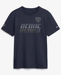 Nike Men's Navy Chicago Bears Sideline Dri-fit T-Shirt