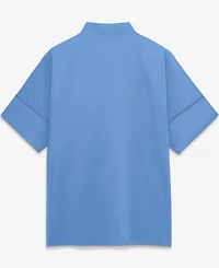 Jordan Men's Carolina Blue North Tar Heels 2026 Sideline Short Sleeve Quarter-Zip Coach Jacket