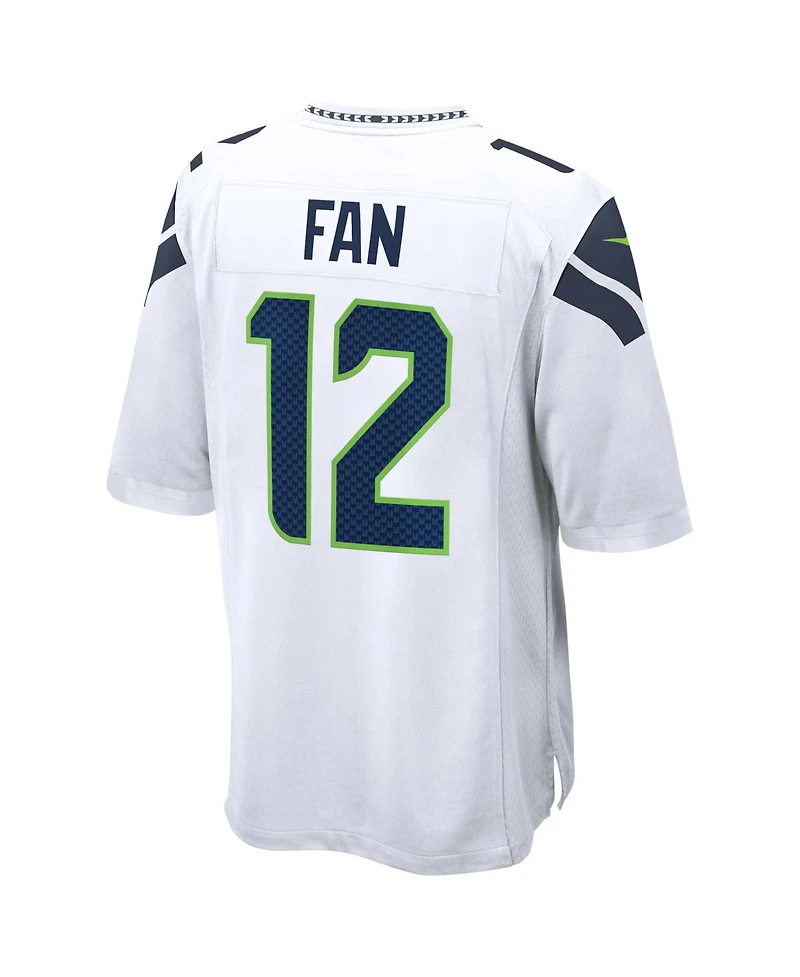 Nike Men's 12s White Seattle Seahawks Game Jersey