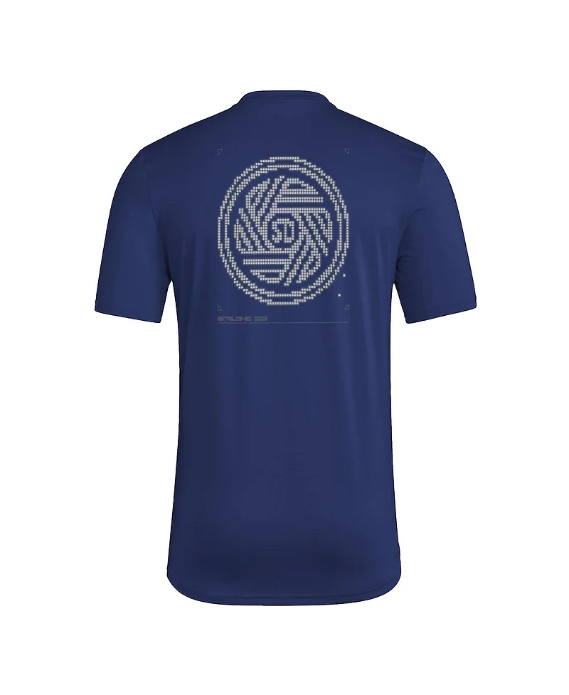 Adidas Men's Navy San Diego Fc 2026 Anthem Aeroready Pregame T-Shirt