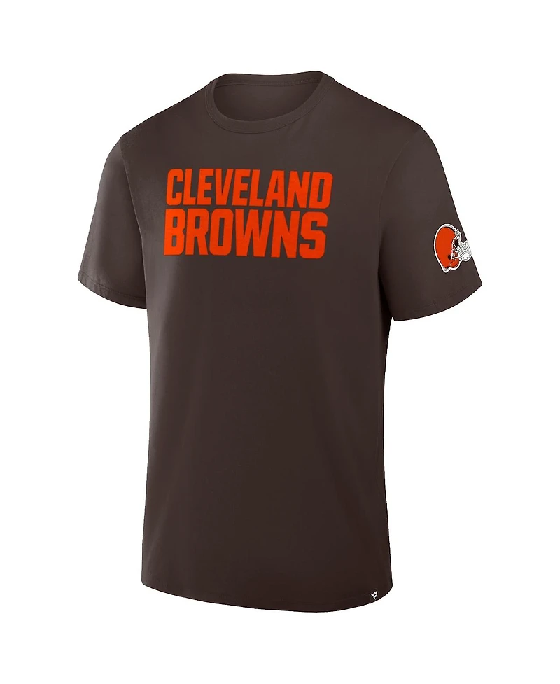 Fanatics Men's Brown Cleveland Browns Option Route Legacy T-Shirt