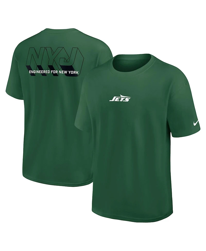 Nike Men's Green New York Jets Dominate The Game Essential Max90 T-Shirt