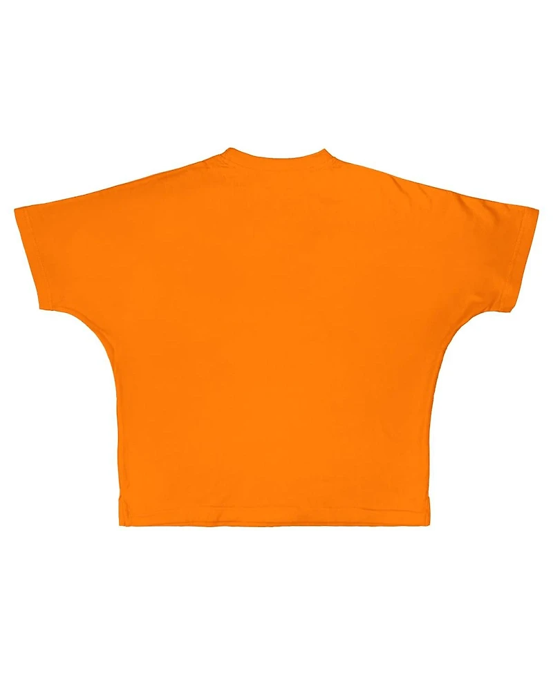 Pressbox Women's Tennessee Orange Volunteers Flannigan Oversized T-Shirt