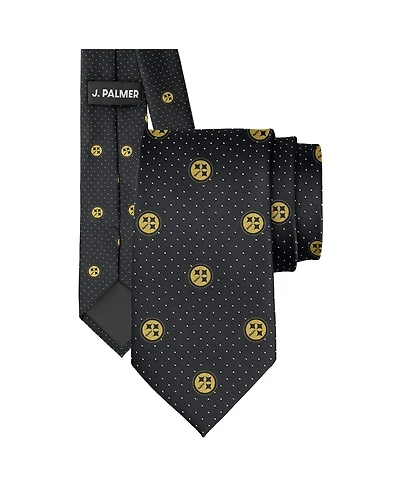 J. Palmer Men's Pittsburgh Steelers Game Day Polka Dot Tie