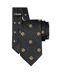 J. Palmer Men's Pittsburgh Steelers Game Day Polka Dot Tie