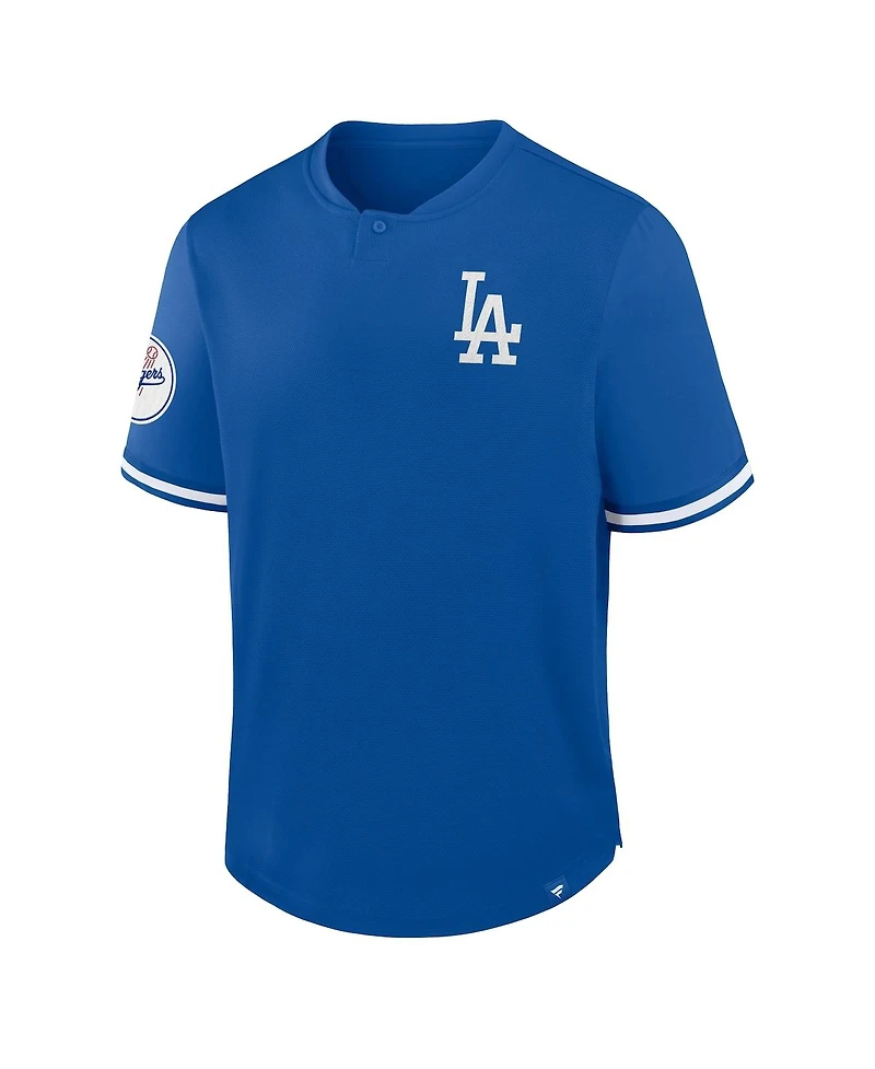 Fanatics Men's Royal Los Angeles Dodgers Walk Off Shirt