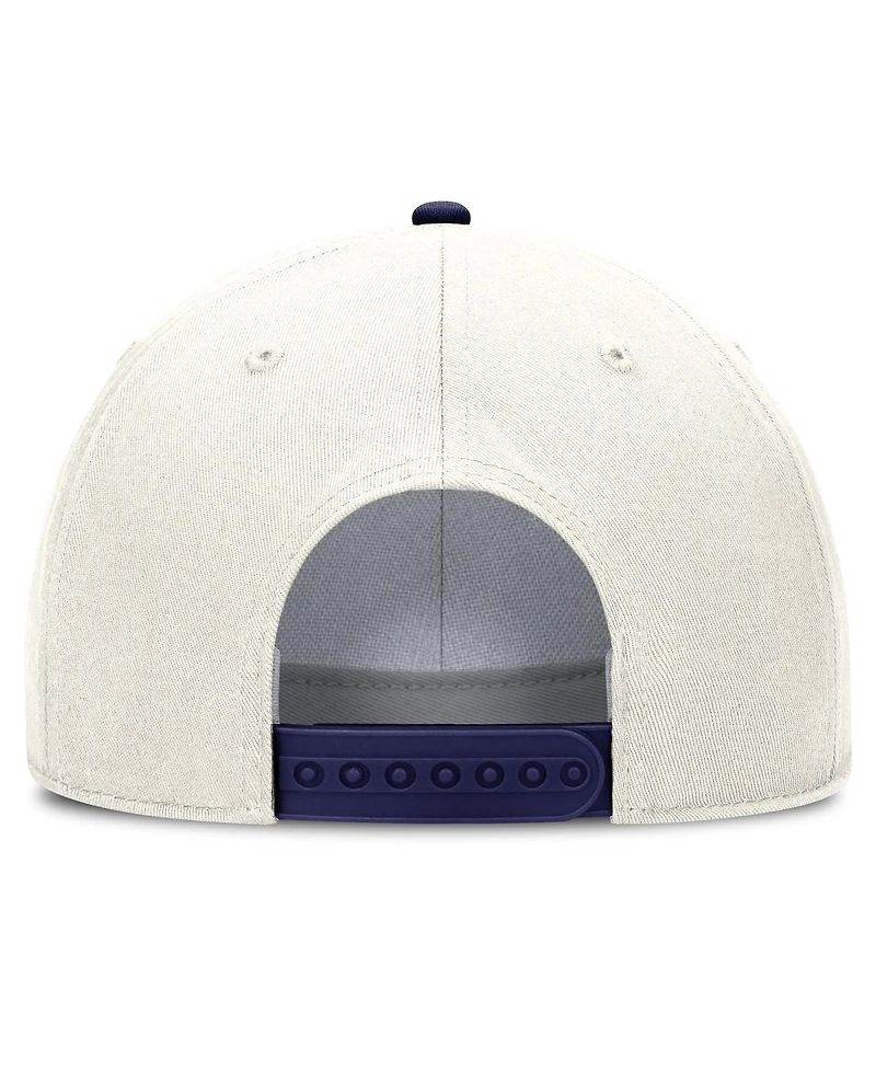 Nike Men's Cream Brooklyn Dodgers Cooperstown Collection Rise Adjustable Hat