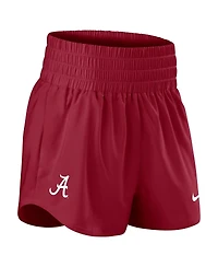 Nike Women's Crimson Alabama Tide Performance One Dri-fit High-Rise Shorts