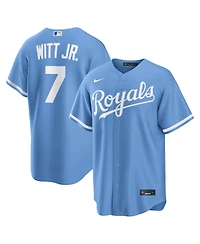 Nike Men's Bobby Witt Jr. Light Blue Kansas City Royals Alternate Replica Jersey