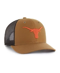 '47 Brand X Carhartt Men's and Women's Brown Texas Longhorns Trucker Adjustable Hat