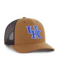 '47 Brand X Carhartt Men's and Women's Brown Kentucky Wildcats Trucker Adjustable Hat
