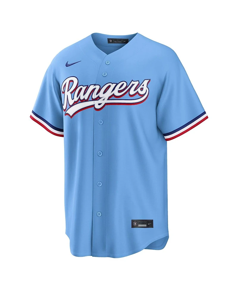 Nike Men's Corey Seager Light Blue Texas Rangers Alternate Replica Jersey