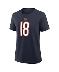 Nike Women's Caleb Williams Navy Chicago Bears Player Name Number T-Shirt