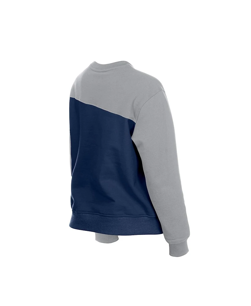 New Era Women's Navy/Gray York Yankees Gameday Fleece Sweatshirt