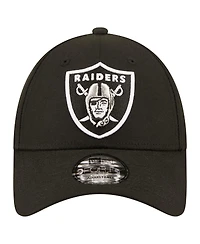 New Era Men's Black Las Vegas Raiders Core Team 9FORTY Adjustable Hat
