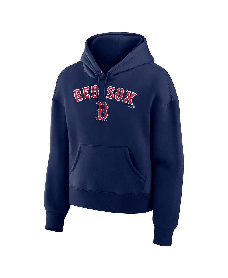 Fanatics Women's Navy Boston Red Sox Lockup Legacy Fleece Hoodie