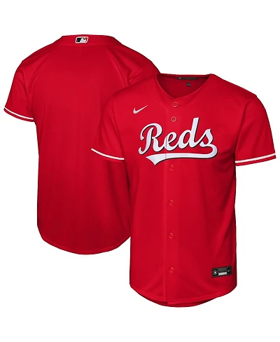Nike Big Boys and Girls Red Cincinnati Reds Alternate Replica Jersey