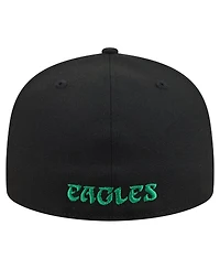 New Era Men's Black Philadelphia Eagles 59FIFTY Fitted Hat