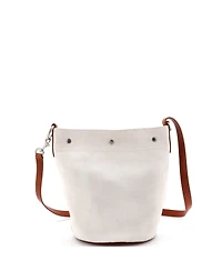 Pre-Owned Saint Laurent Rive Gauche Bucket Bag Canvas