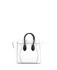 Pre-Owned Celine Mini Bicolor Luggage Bag Leather