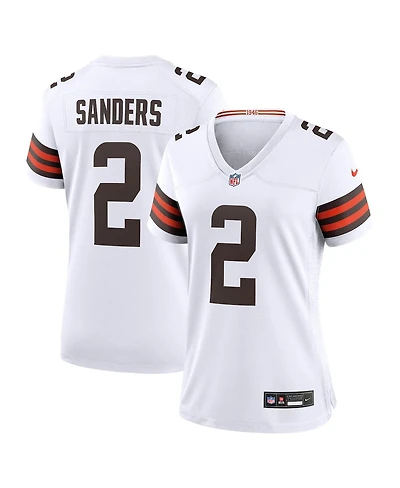 Nike Women's Shedeur Sanders White Cleveland Browns Game Jersey