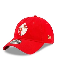 New Era Men's Scarlet San Francisco 49ers 80th Anniversary Throwback Side Patch 9TWENTY Adjustable Hat
