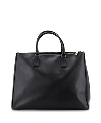 Pre-Owned Prada Double Zip Lux Tote Saffiano Leather