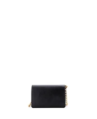 Pre-Owned Prada Chain Wallet Crossbody Saffiano Leather