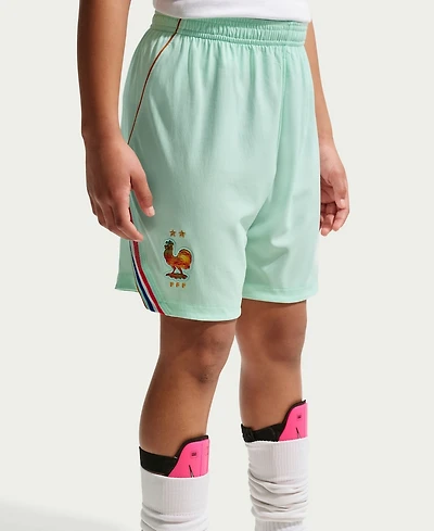 Nike Big Boys and Girls Green France National Team 2026 Away Stadium Replica Shorts