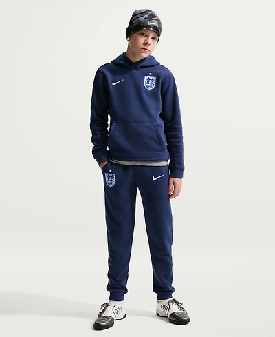 Nike Big Boys and Girls Navy England National Team Club Fleece Joggers