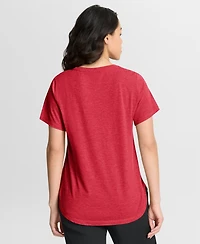 Nike Women's Heather Red St. Louis Cardinals Arched Tri-Blend T-Shirt