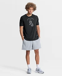 Nike Men's Black Chicago White Sox Authentic Collection Batting Practice Pre-Game Raglan Dri-fit Top
