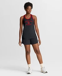 Nike Women's Black Ohio State Buckeyes Uni Name Tri-Blend Dri-fit Tank Top