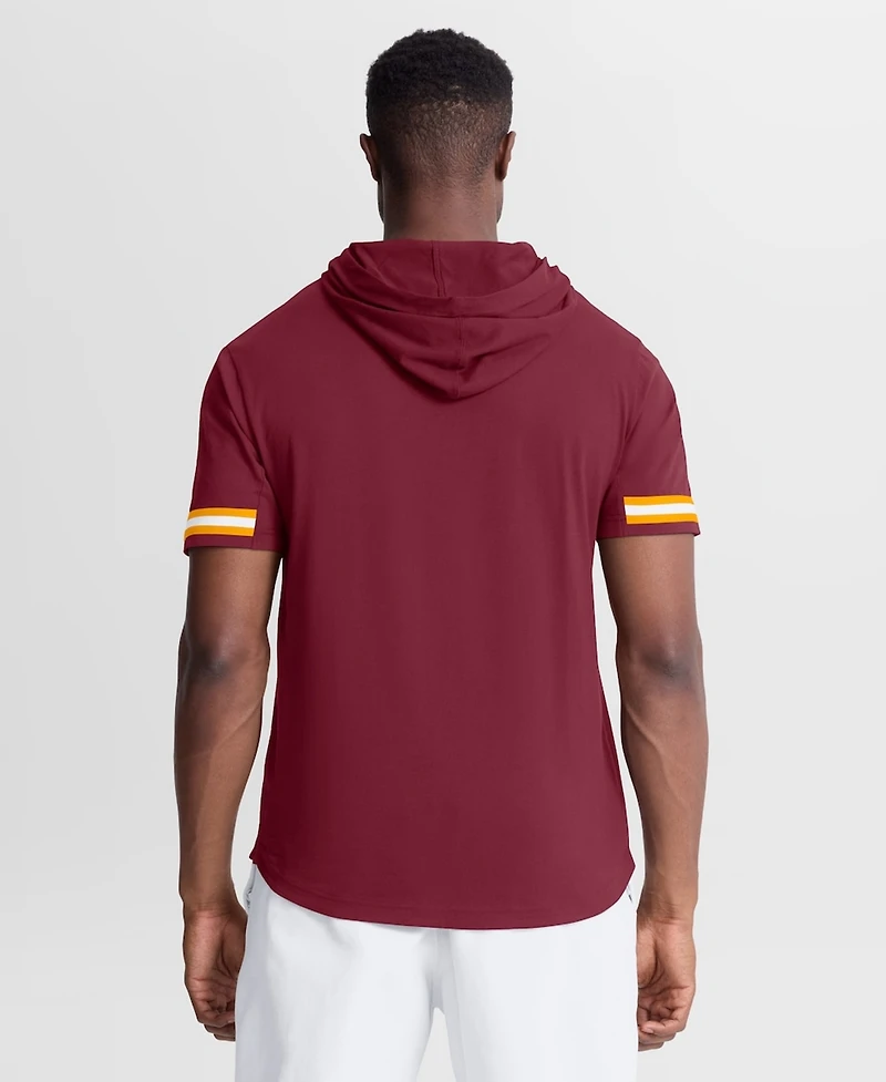 Fanatics Men's Burgundy Washington Commanders Optimal Play Short Sleeve Hooded T-Shirt