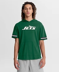 Fanatics Men's Green New York Jets Optimal Play Short Sleeve Hooded T-Shirt