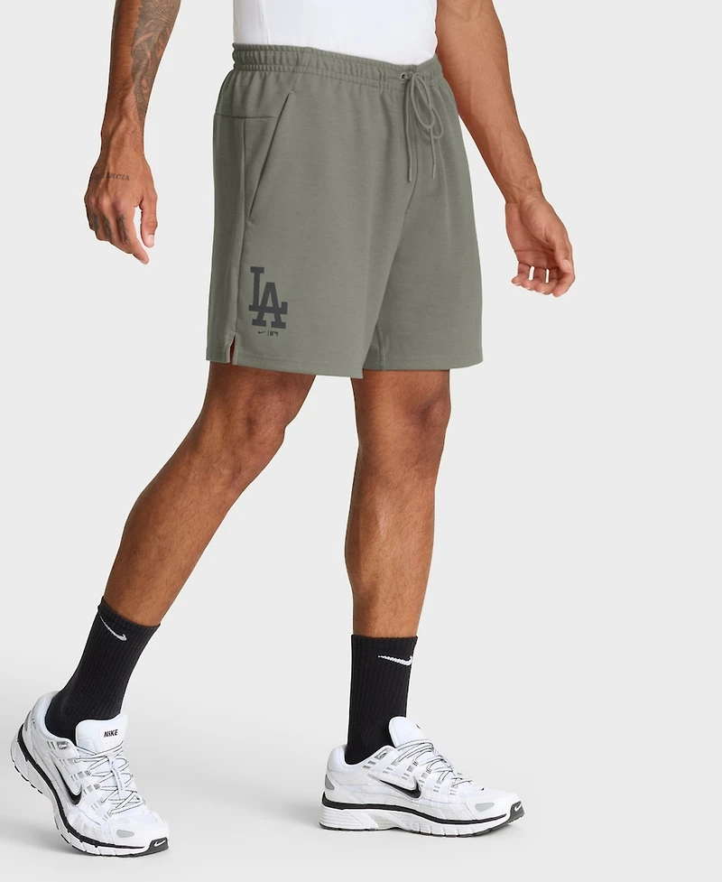 Nike Men's Olive Los Angeles Dodgers Statement Primary Dri-fit Shorts