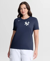 Nike Women's Navy New York Yankees Wordmark T-Shirt