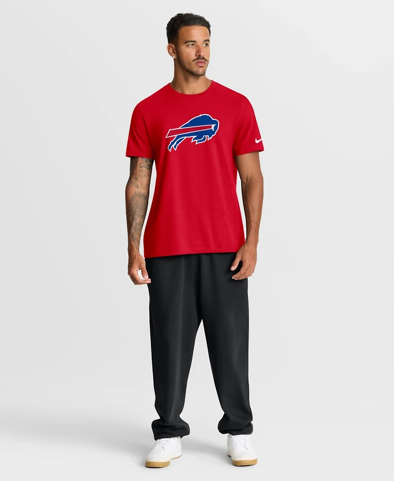 Nike Men's Red Buffalo Bills Essential Logo T-Shirt